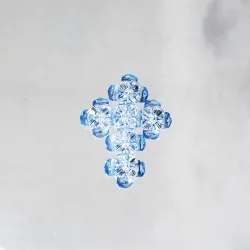  - Brooch Aileen -  - Laiton argenté